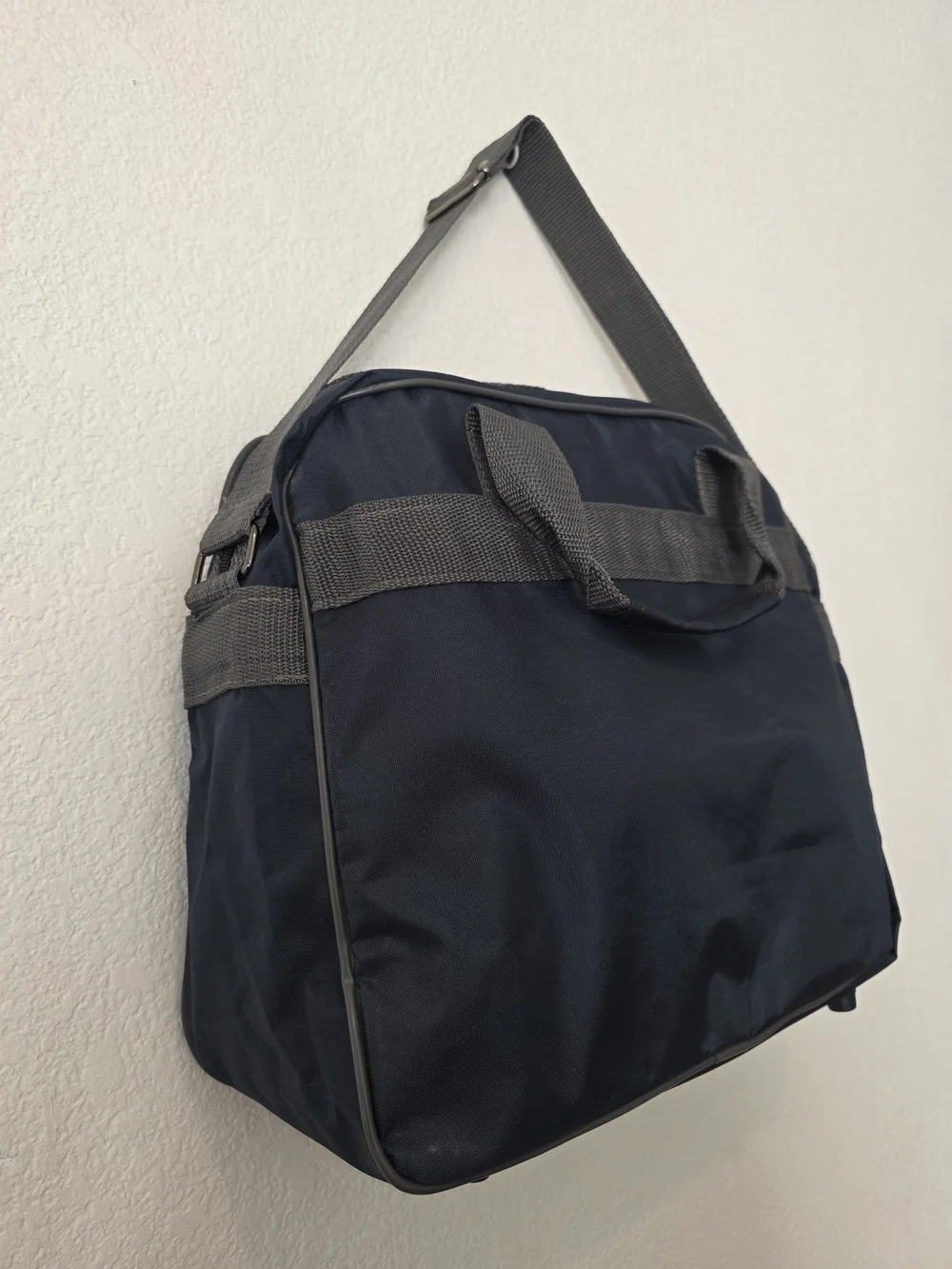 Oscar de la Renta Studio Navy & Gray  Gym Day Bag